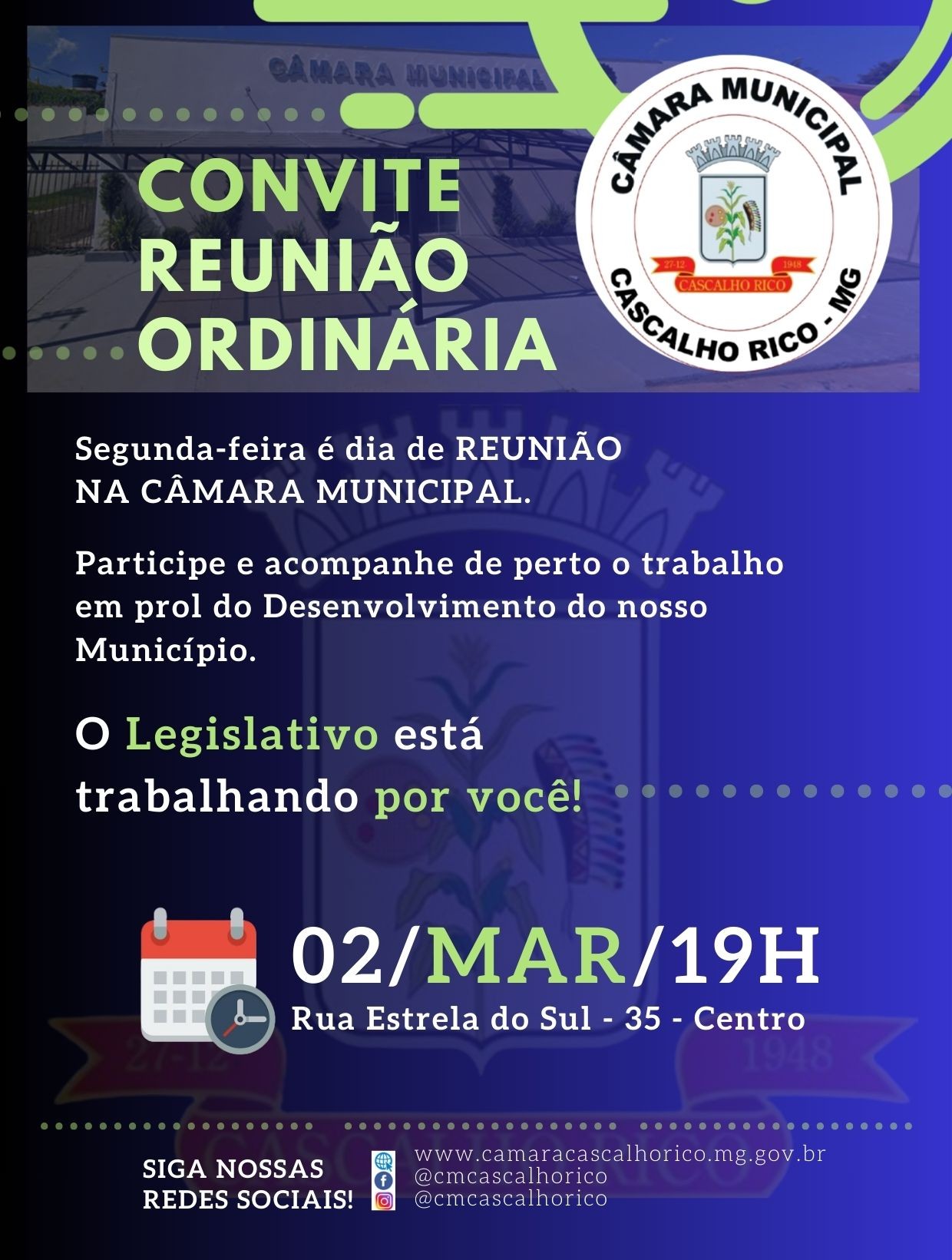 REUNIÃO ORDINÁRIA