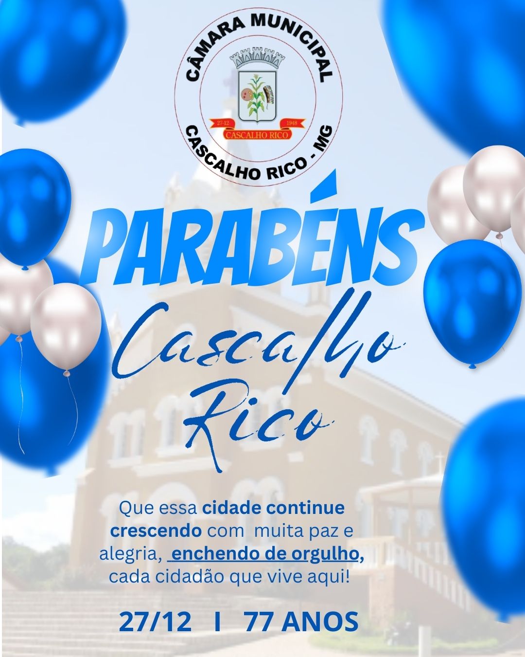 PARABÉNS CASCALHO RICO