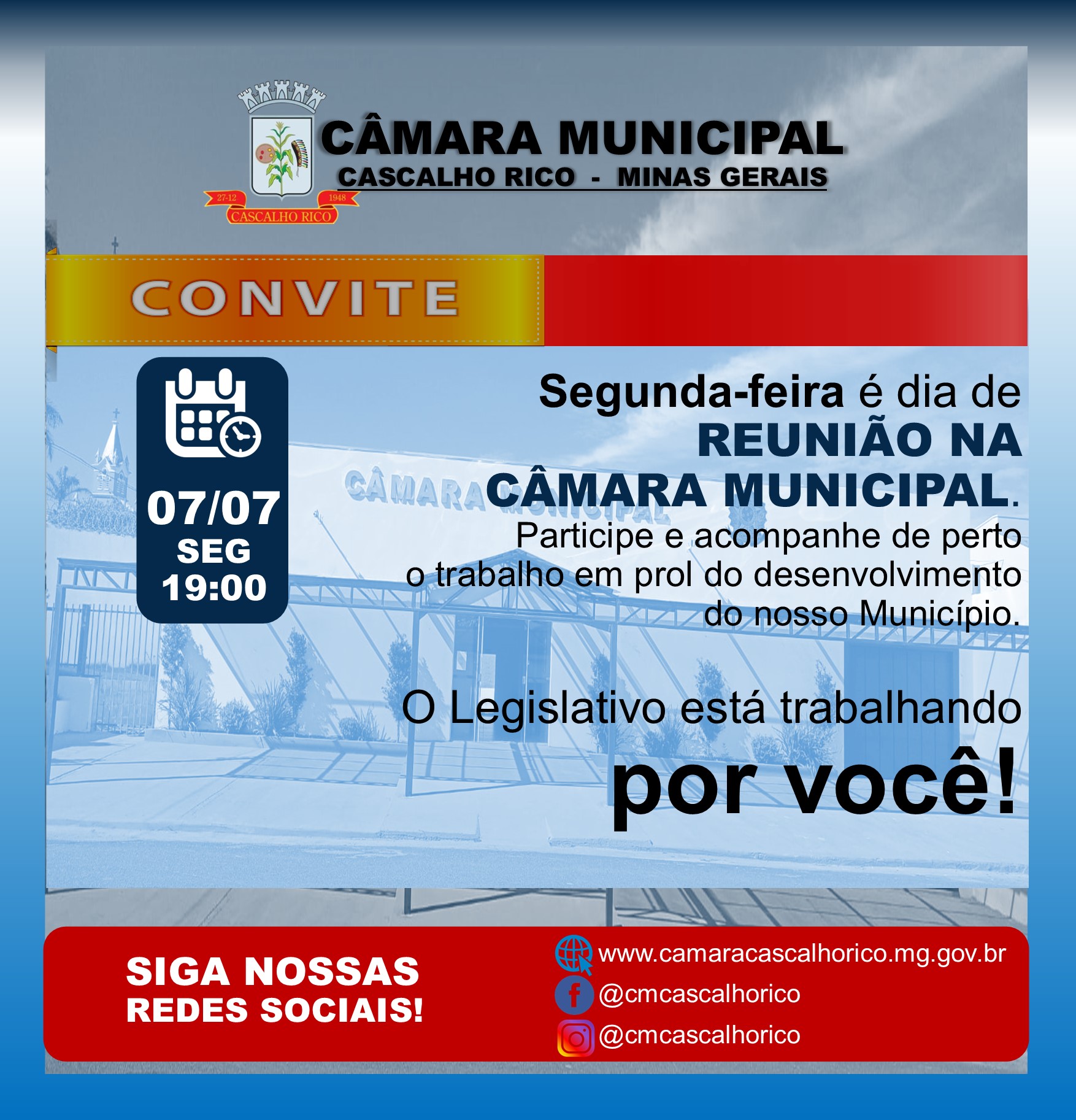 REUNIÃO ORDINÁRIA DO LEGISLATIVO