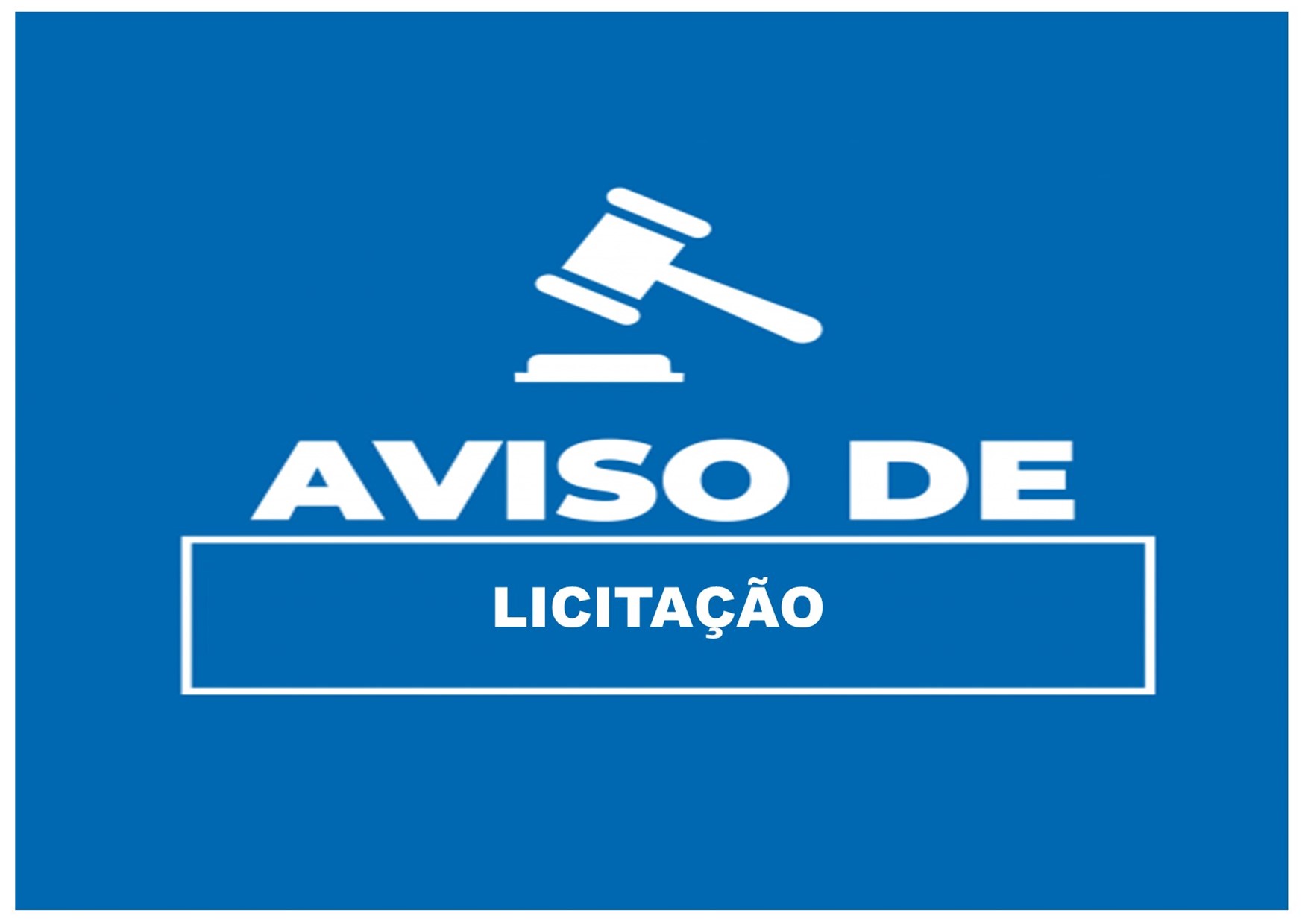 AVISO DE LICITAÇÃO