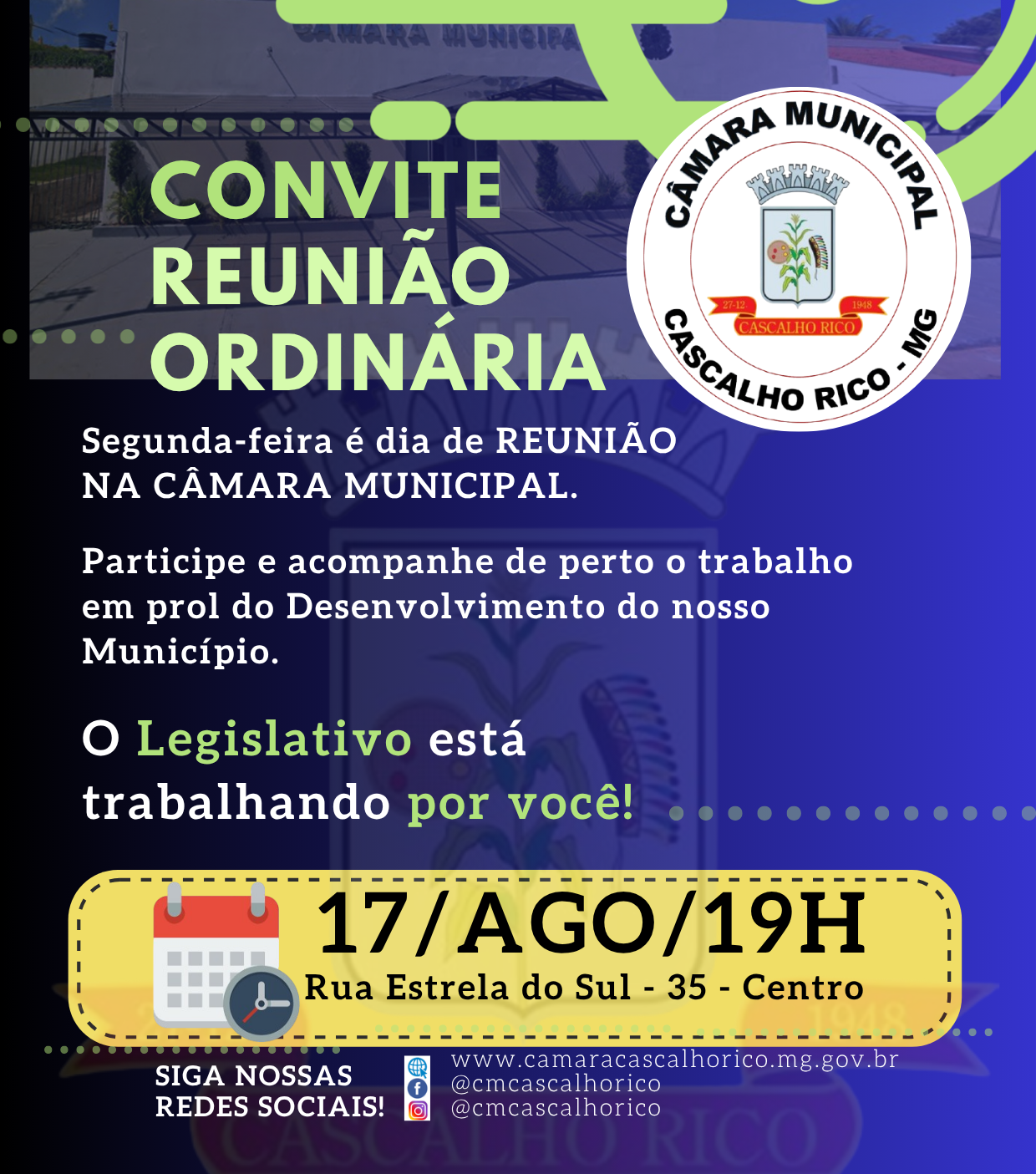 Reunião do Legislativo 