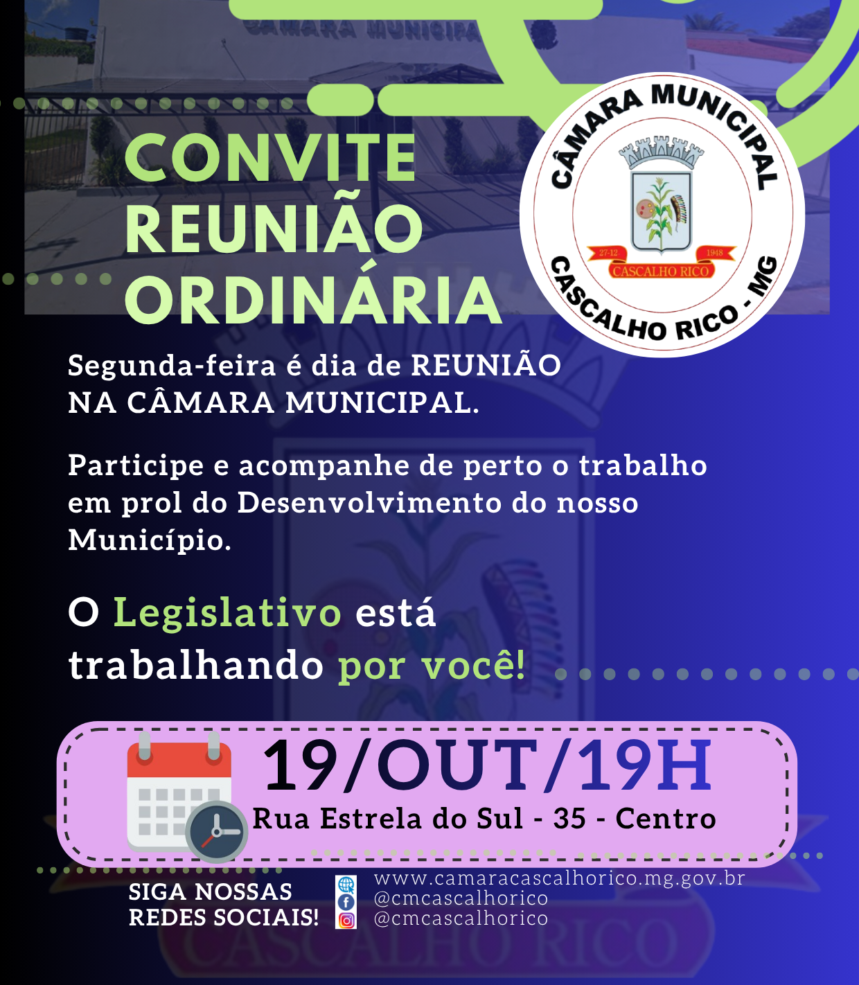 REUNIÃO ORDINÁRIA 