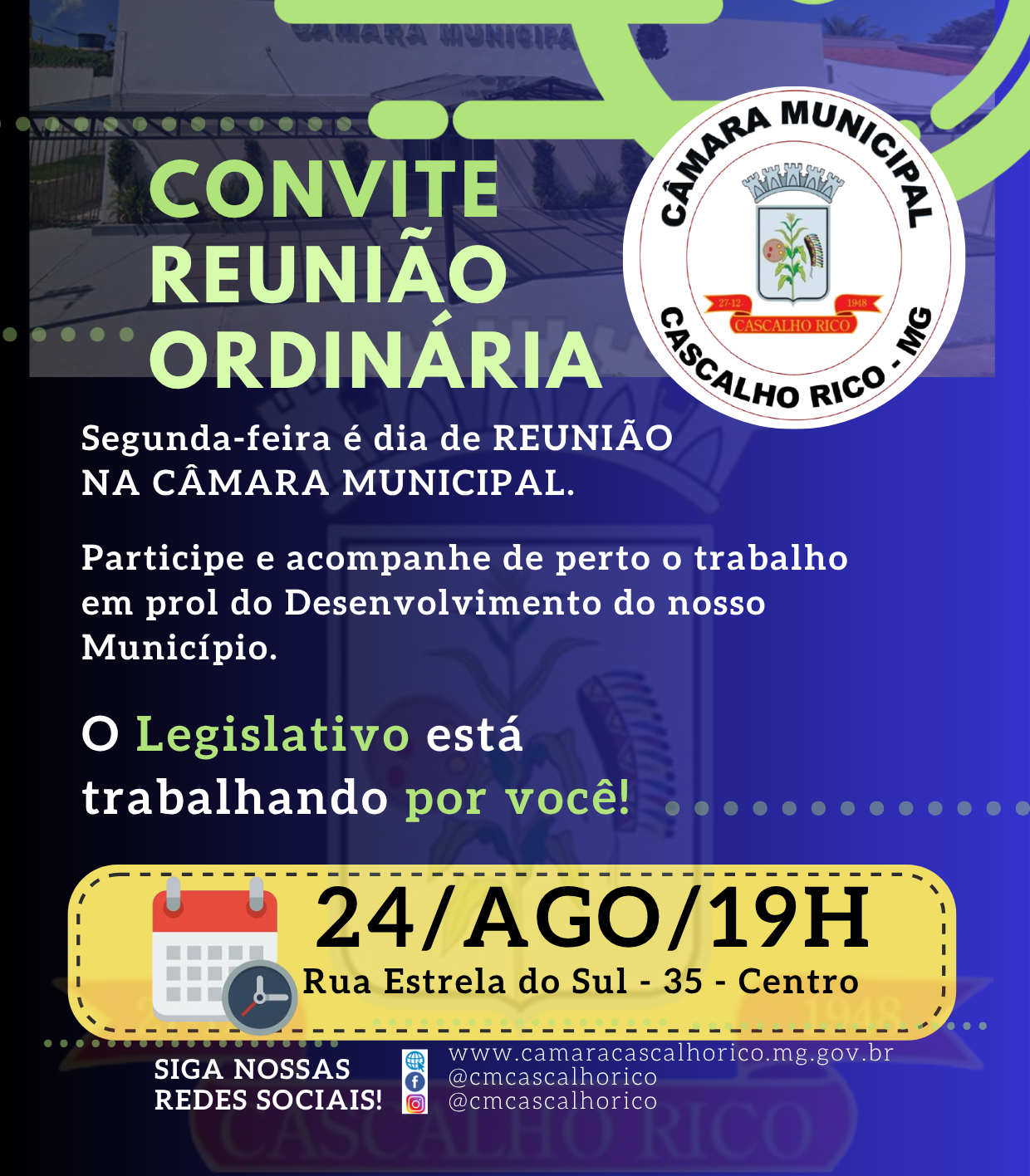 Reunião do Legislativo