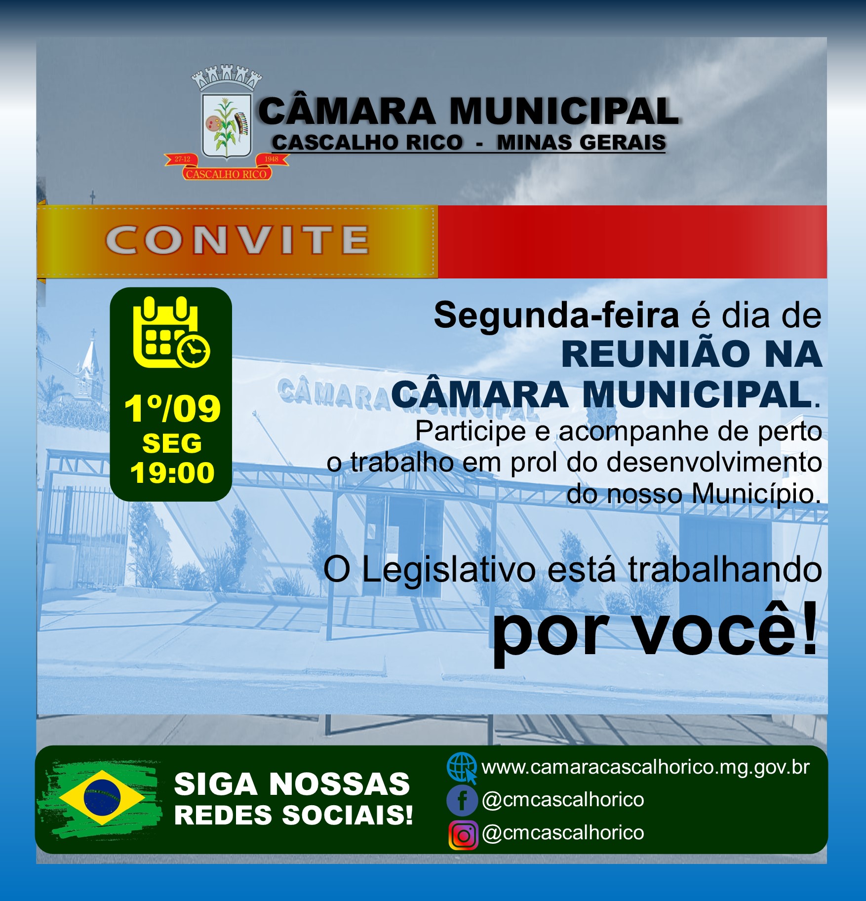 REUNIÃO ORDINÁRIA DO LEGISLATIVO