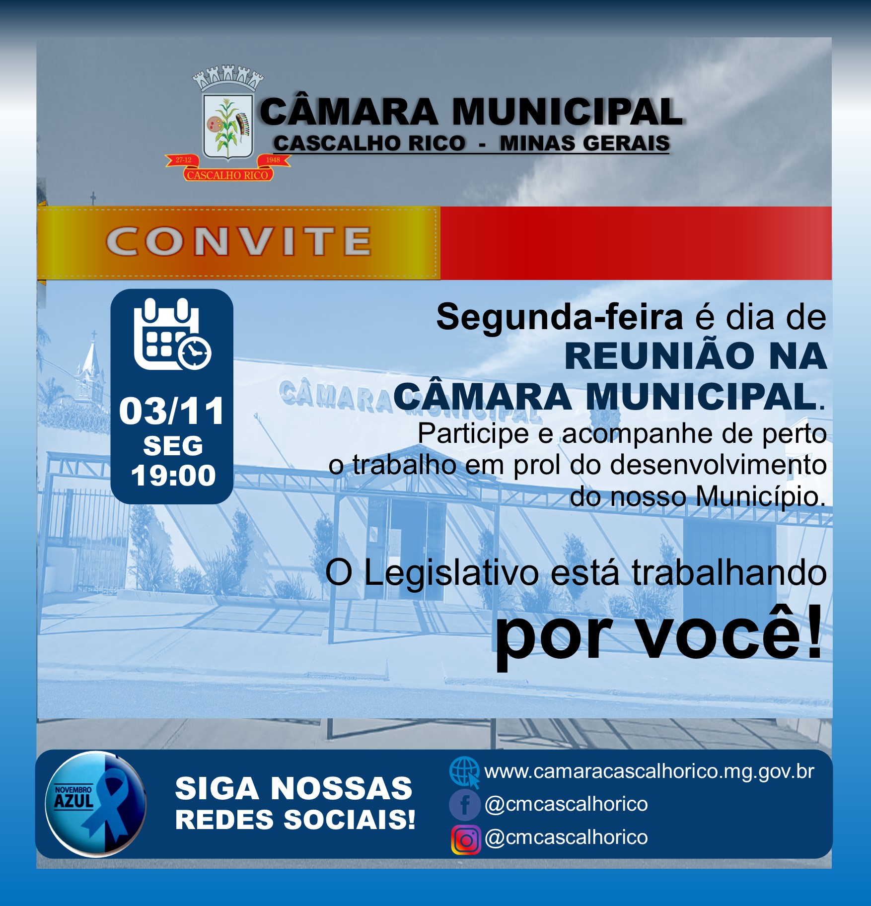 REUNIÃO ORDINÁRIA DO LEGISLATIVO