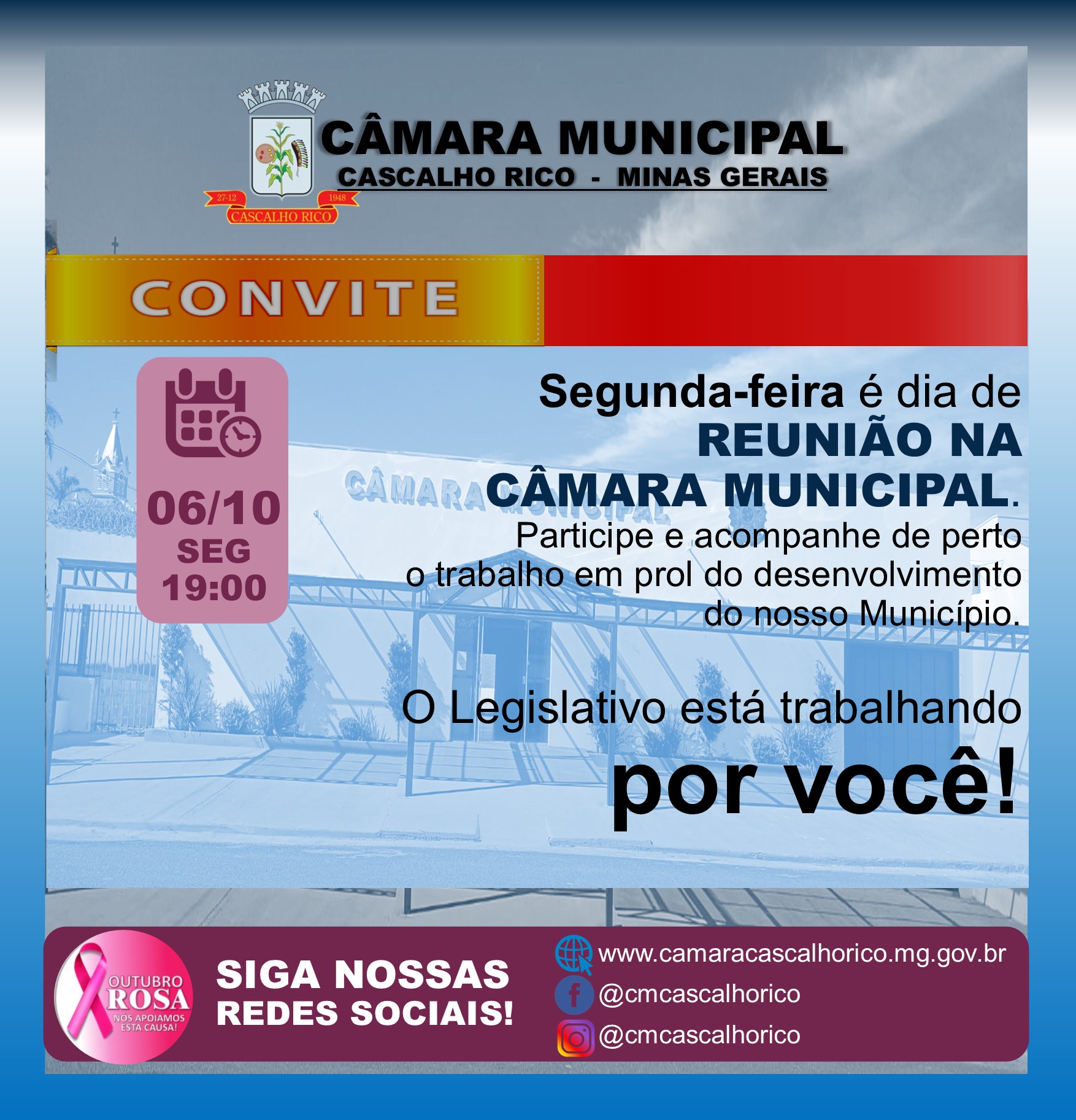 Reunião Ordinária do Legislativo