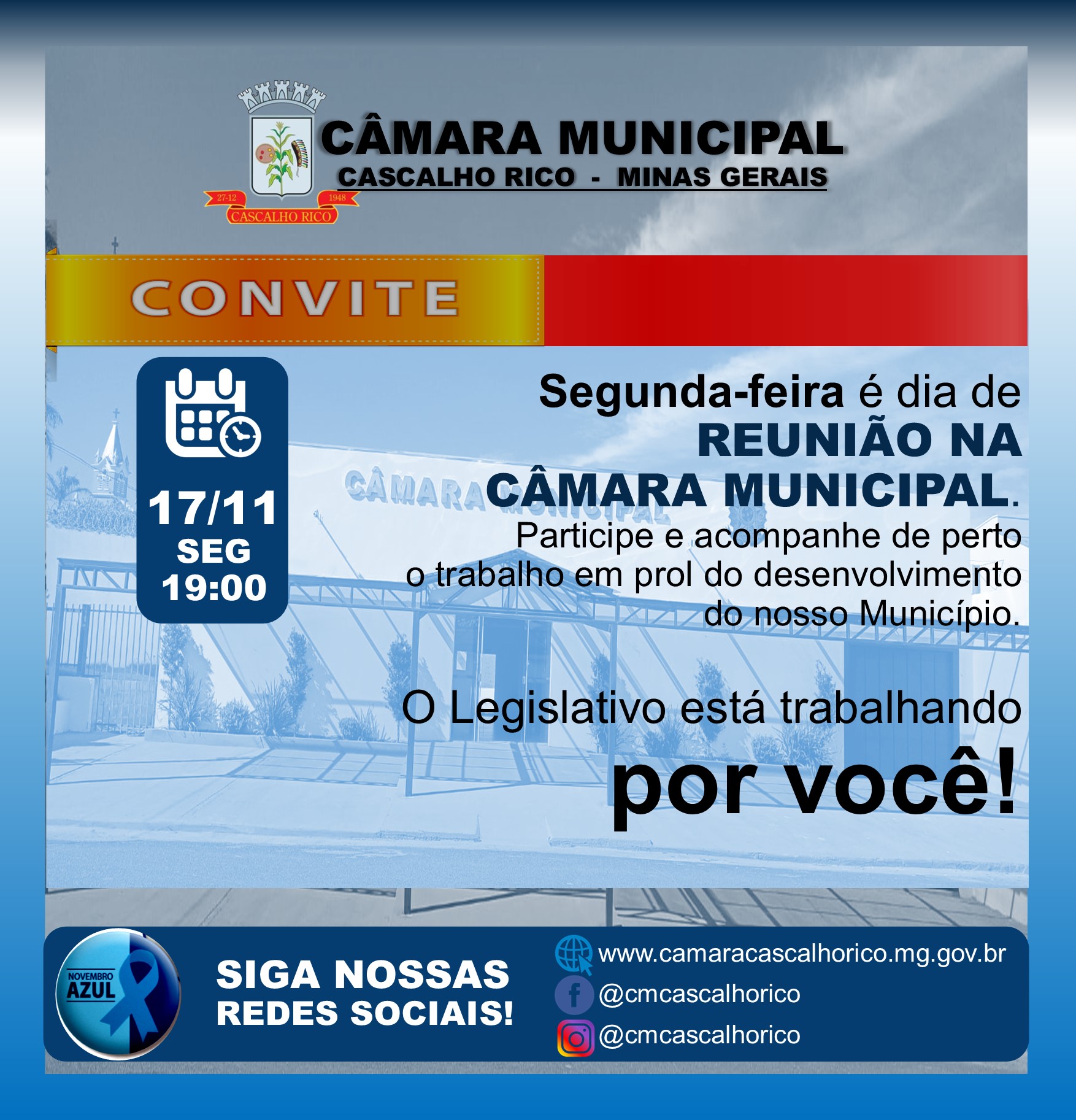 REUNIÃO ORDINÁRIA DO LEGISLATIVO