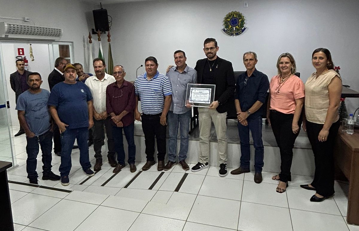 Câmara entrega Moção de Aplausos a Jorge Pereira Lemes